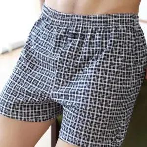 LEA-B467 잔체크 트렁크 팬티 WA406C1