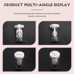 AB47-3 휴대용 과산화수소 콘택트렌즈 케이스 클리너 눈 안구 딱딱한 클립 세척기