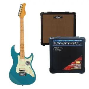 일렉트로닉기타 qaj86 일렉기타패키지 스트랫 앰프포함 입문용 (WFK9PVD)