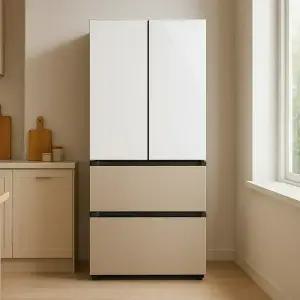 삼성전자 비스포크 AI RK70F58M1ZG 김치냉장고 586L 에센셜 화이트+에센셜 베이지