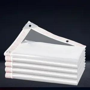 투명 방수포 천막 방풍 덮개 PVC 비닐 타포린 필름 단열 대형 방수