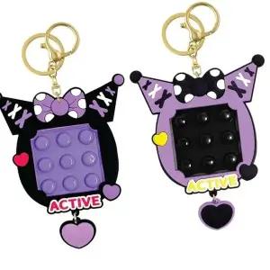 다이어리키링 팝잇 손장난 휴대가편한 스트레스 파우치키링 2p