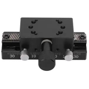 30x50mm 슬라이딩 테이블 SEMCI-C-80 정확도 선형 번역 단계 알루미늄 합금 설명서 x u2011Axis 랙