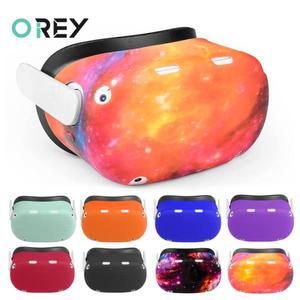 Oculus Quest 2 용 실리콘 보호 커버 쉘 케이스 VR 액세서리 헤드셋 긁힘 방지
