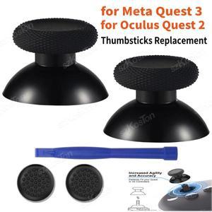 VR 조이스틱 교체 키트 Meta Quest 2 3 컨트롤러(프라이 도구 수리 부품 포함) 액세서리