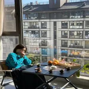 화로 테이블 보조 접이식 사각 야외 다기능 차박