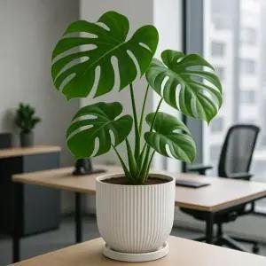 고강도 플라스틱 화분 세로줄 팽이형 (중) 15x15cm (WFKAHDP)