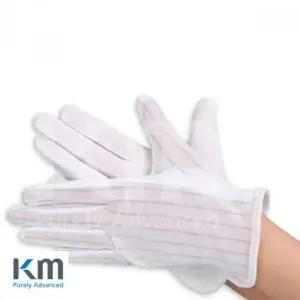 크린룸 제전장갑 실험실 연구실 코팅 10켤레 (WFKAQLK)