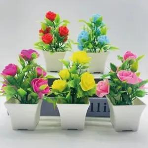 생화같은 홈카페 테이블 조화 화분 꽃 거실 인테리어 (WFKADMM)