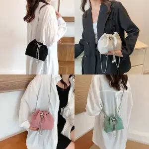 미니코듀백 체인 진주 포인트 복조리 학생 패션잡화 슬링백 캐주얼 백 본사 (WFKB2WS)