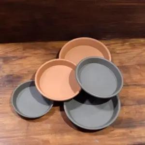 이태리컬러 플라스틱 화분받침(6호) 내경170mm/외경200mm (WFKAECK)