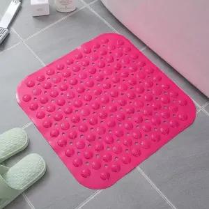 욕실 타일용베스트 미끄럼 방지 매트 핑크 색상 안전 바닥