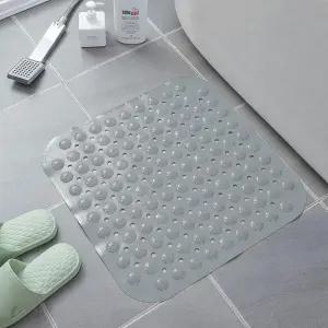 욕실 타일 깔끔한흡착 매트 미끄럼 방지 발판 다크그레이