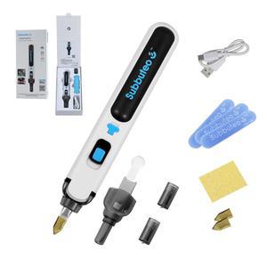 서브뷰토 4V 2000mAh 휴대용 무선 납땜 다리미, 충전식 리튬 이온 배터리, 전자 키트, 전기 도구, 3초 초고속 가열, LED 스포트라이트