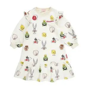 [롯데백화점]베베드피노 올오버 루니툰즈 러플 드레스_BP43OD725