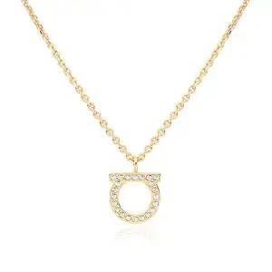 페라가모 간치니 크리스탈 여성 목걸이 76 0132 0696656