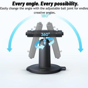 호환 인스타360 GO 울트라 피벗 스탠드 마그네틱 래치 마운트 볼 조인트 1/4 기어  액세서리용)