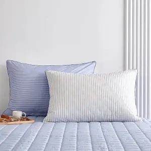 모던하우스 스웰 알러지케어 리버시블 베개커버 40x60 코니 크림블루