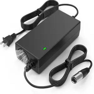 54.6V 2A 전기 자전거 충전기를 48V 고속 및 안전한 13S 리튬 이온 배터리 3핀 충전에 구매하는 멋진 방법