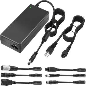 13S 리튬 이온 배터리의 48v 빠르고 안전한 충전을 위한 7-in-1 유니버설 54.6V 2A 충전기