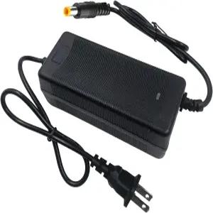 전기 자전거용 Suptopone 자전거 충전기 48V 리튬 배터리용 54.6V 2A 배터리 DC2.1 잭 커넥터가 있는 전원