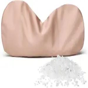 키메틱스 - 휴식 수면 요가 스파 및 여행을 위한 가중 베개 100 내추럴 클리어 쿼츠 쿨링 재사용 가능하고