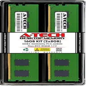 ASUS ROG Strix B860-I 게이밍 WiFi Z890-I 마더보드용 A-Tech 16GB 키트(2x8GB) RAM DDR5 5600MHz