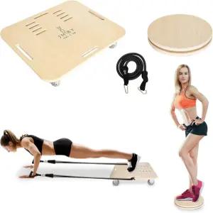 가정용 필라테스 리포머 머신 휴대용 보드 - 세트 여성용 다기능