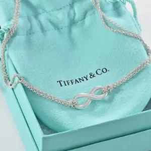 앤코 92.5 실버 인피니티 더블 체인 목걸이 60014062