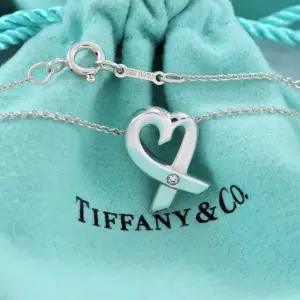 앤코 92.5 피카소 러빙하트 다이아몬드 펜던트 목걸이