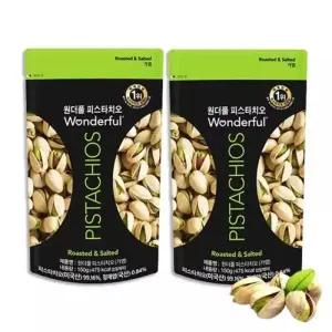 원더풀피스타치오 구운 파스타치오 건강간식 견과 가염 150g 2봉