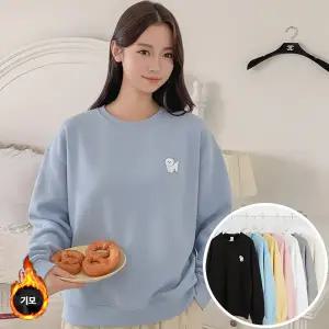 강쥐 맨투맨 긴팔 BOX 여성 오버핏 티셔츠 (6컬러) 박시핏 빅사이즈