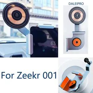 Zeekr 001 차량용 휴대폰 핸드폰 거치대 디스플레이 고정 마그네틱 흡입 무선 충전 스탠드 알루미늄 합금