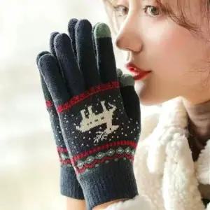 큰손 사슴장갑 스마트 터치 손가락 겨울 장갑