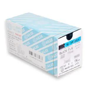 아이리 블랙실크 봉합사 ROUND SK225 25MM 75CM 2-0 24개 1 2