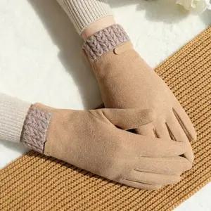 벨벳 와플 융 스마트폰터치장갑 방한장갑 겨울장갑 기모장갑 여성장갑 스마트폰장갑 손가락장갑 보온장갑