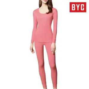 BYC 내복 베이직 여성 상하세트 DCS5023 핑크피치 WB103E1