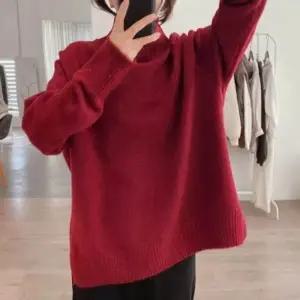 포근한 부드러운 목폴라 니트 티셔츠 가벼운소재 캐주얼한 스타일 데일리 겨울 간절기 상의