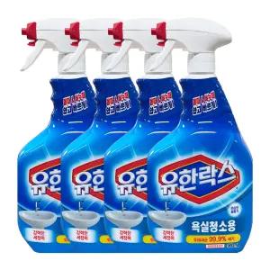 유한락스 욕실청소용 900ml 4개 / 화장실청소 세정제 세제
