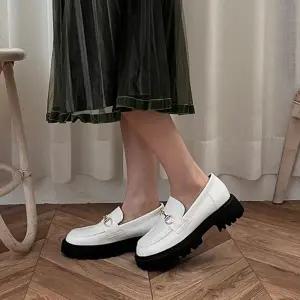 통굽 컴포트화 여성단화 구두 여자구두 모카신 신발