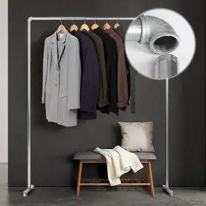 드레스룸철제행거 원룸 코너 아연도금 무거운외투 조립식행거 1.2X1.5M (WFKBVX4)