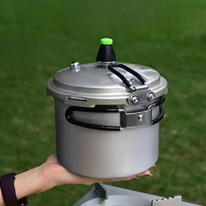 캠핑 압력 밥솥 야외 하이킹 주방 20cm 네트백 티타늄 스푼 등산용 단독 취사 캠낚