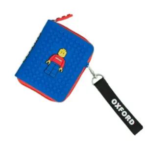 어린이 남아 옥스퍼트 블럭형 스트랩 지퍼 지갑 주니어 초딩선물 아동용 유아 용돈