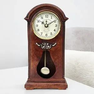 쿨래식 아치 추 엔틱 탁상시계(브라운) (KYR-WFGOR2P)