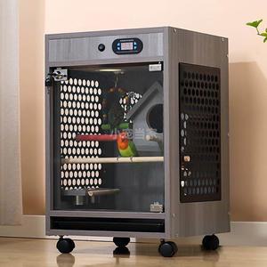 앵무새 인큐베이터 온도조절 새장 단일 둥지 현봉 42x60x40 42x40x60cm