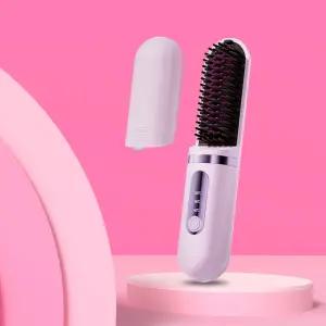 [에코너] GD1 볼륨 스타일러 세라믹 무선 빗 브러쉬 고데기 (3단계 온도조절)