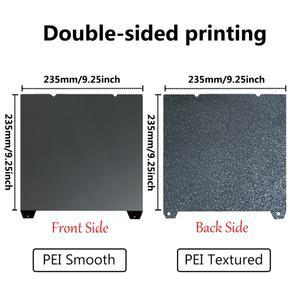 호환 Ender 3 SE/KE 빌드 플레이트용 PEI 시트 K1C Creality S1/Pro 검정색 양면 인쇄