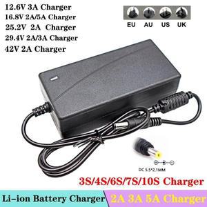 100-240V AC to DC 전원 어댑터 공급 충전기 EU 미국 영국 AU 플매트 카펫 러그 12V 16.8V 25.2V 29.4V 2A
