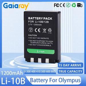 Li-10B 카메라 배터리 1200mAh 충전식 (올림푸스 U-300 400 410 500 600 800 810 1000 C-760 765 70 호환)