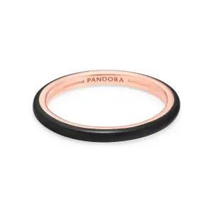 [판도라] 189655C01 판도라 미 블랙 에나멜 로즈 반지
